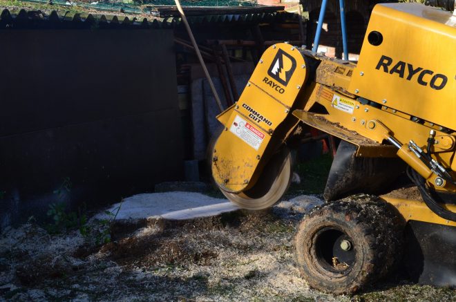 Dessouchage machine Rayco