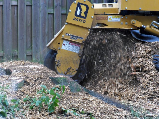 Machine de dessouchage