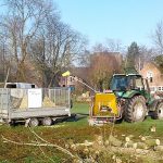 Tracteur broyeur de Xavier Derycke - Abattage, démontage et élagage à Silly
